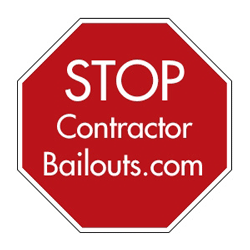 Stop Contractor Bailouts
