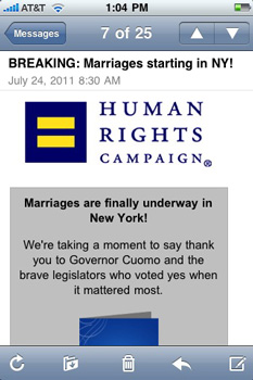 HRC Mobile Optimized Email