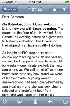 HRC Mobile Optimized Email