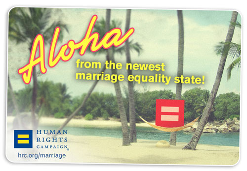 HRC Aloha Marriage Equality