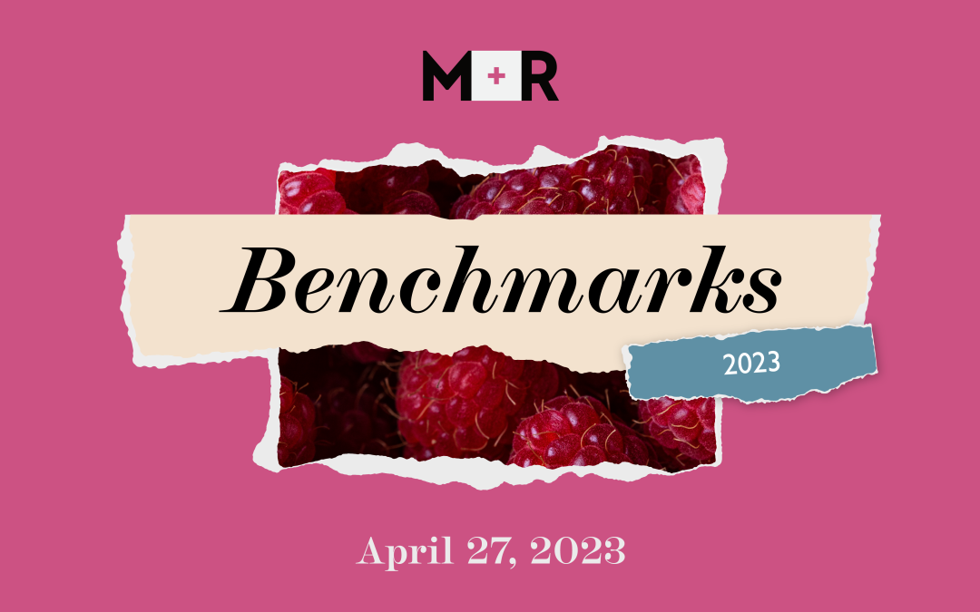 REMINDER! Amuse Bouche: Benchmarks is served up next week!